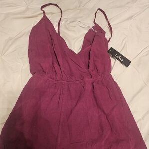 Lulu's Vibrant Purple Romper